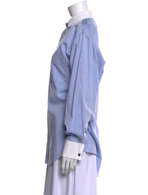 Burberry's Long Sleeve Button-Up Top