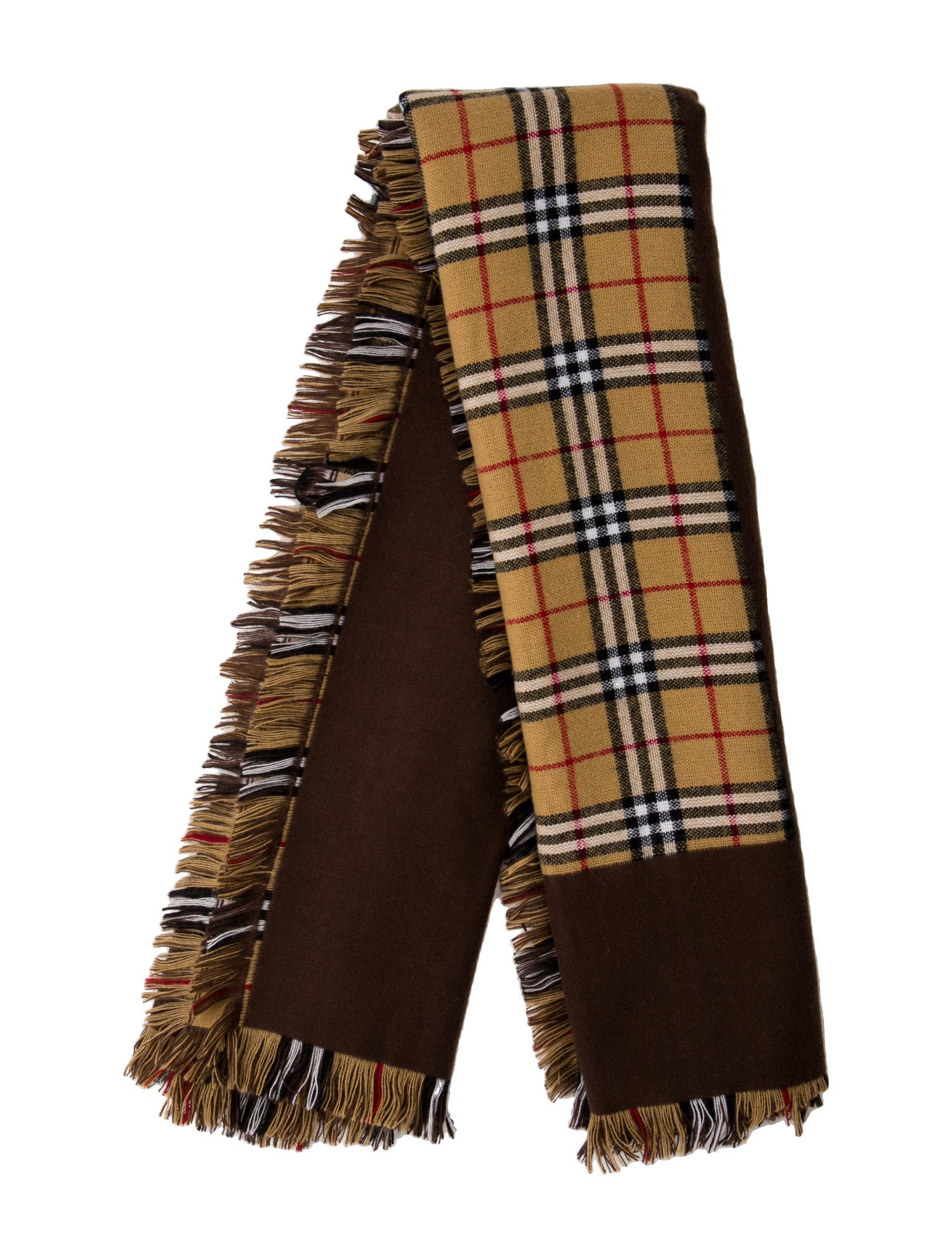 Burberry's Lambswool Nova Check Pattern Scarf