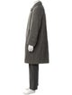 Burberry's Wool Houndstooth Print Overcoat