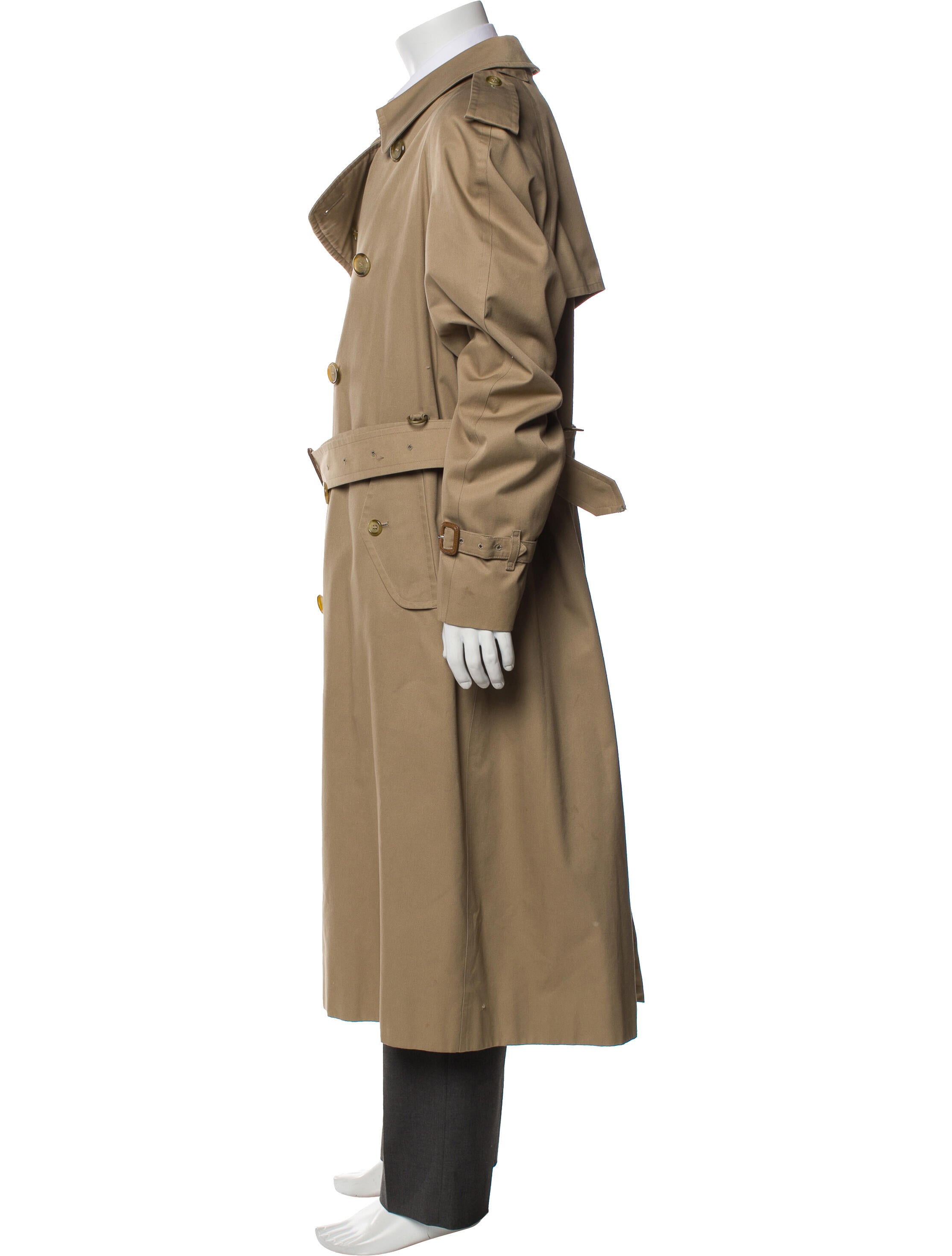 Burberry's Vintage House Check Pattern Trench Coat