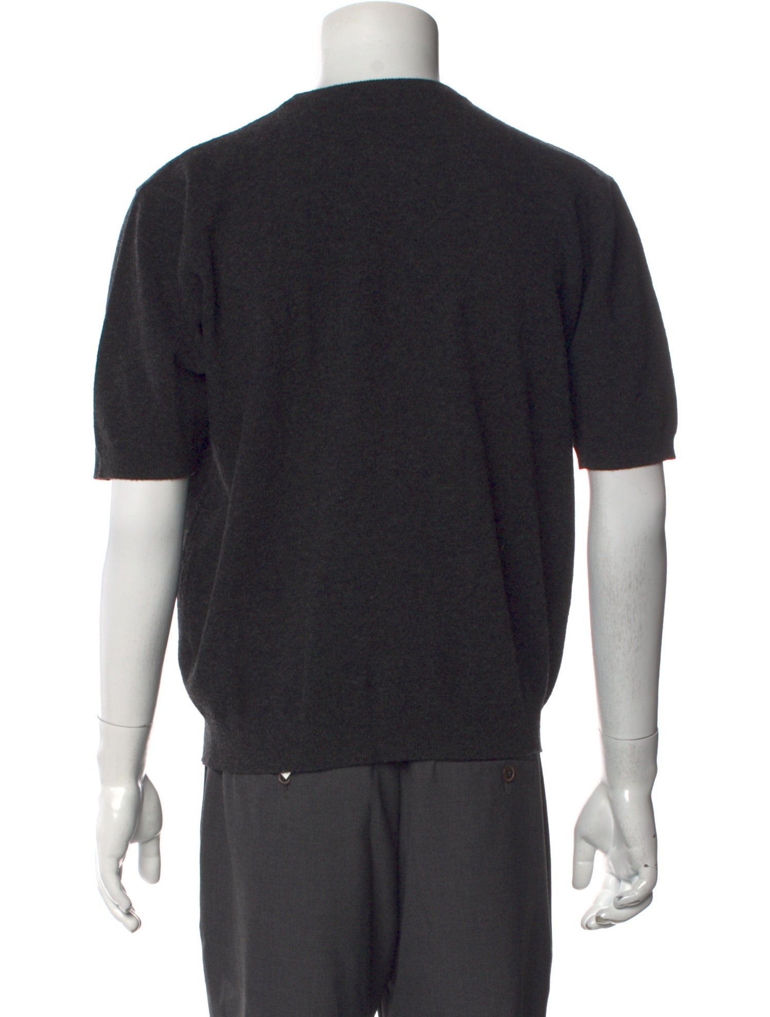 Exploded Check Pattern Lambswool Pullover