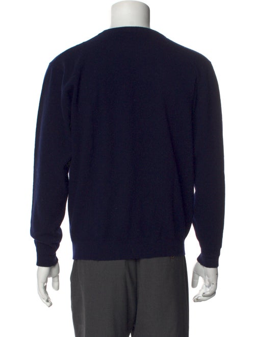 Burberry's Lambswool Plaid Print Pullover