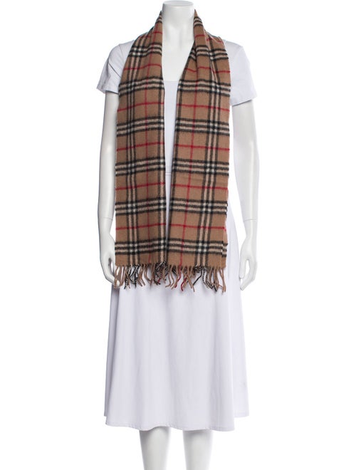 Burberry's Lambswool House Check Pattern Scarf