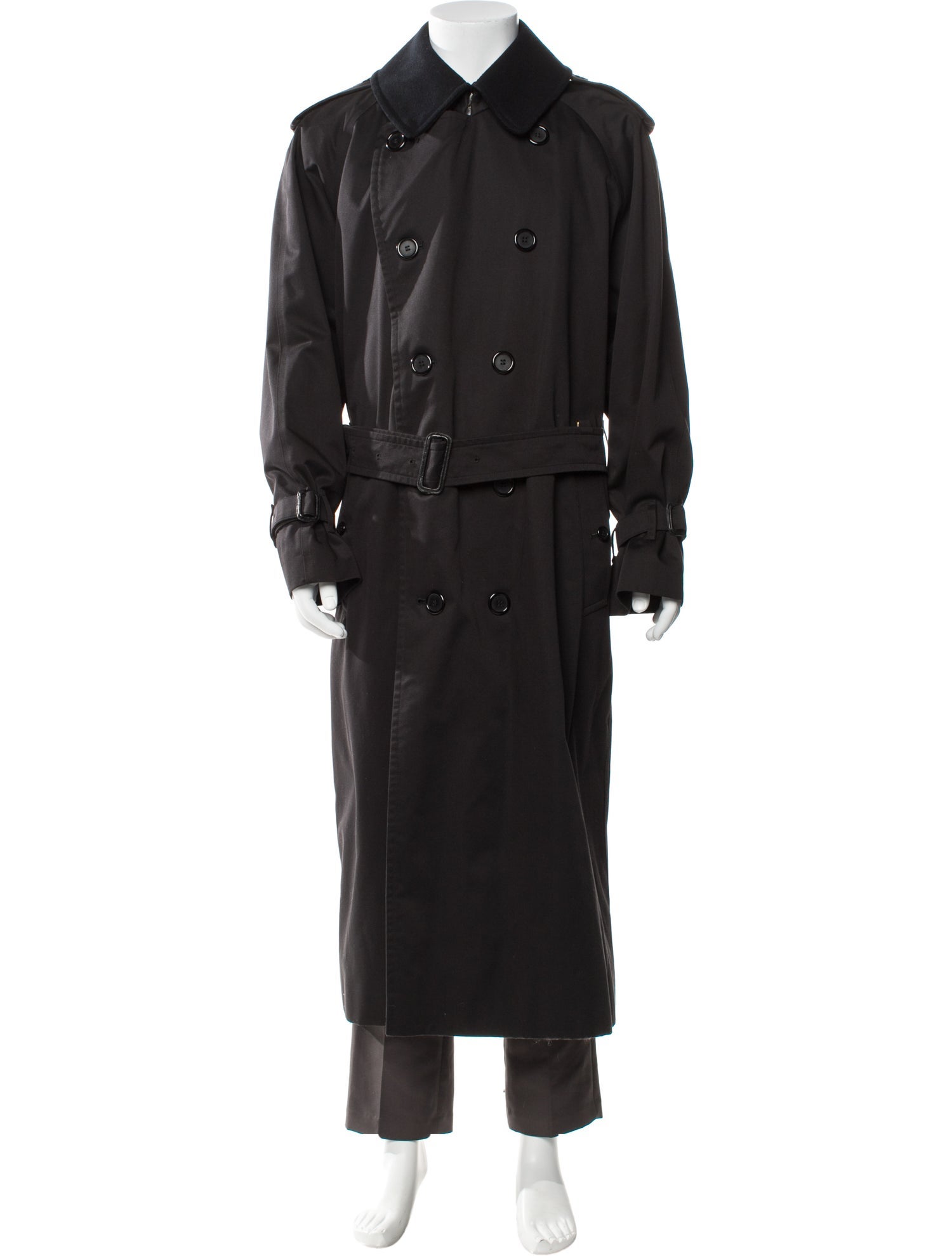 Burberry's House Check Pattern Trench Coat