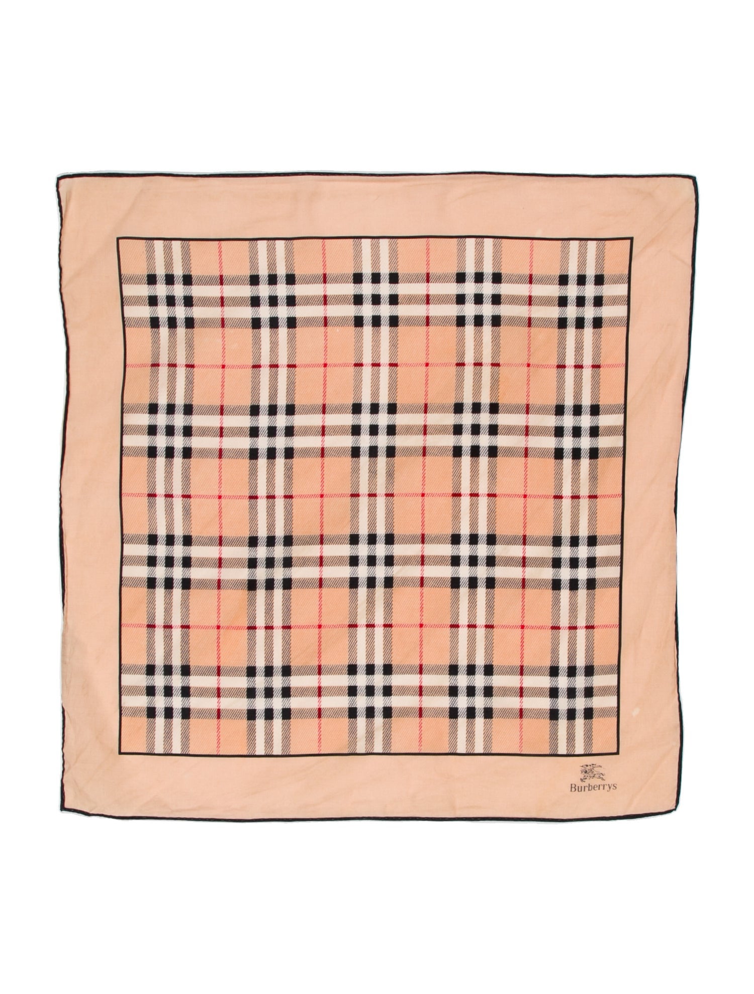 Burberry's Silk TB Monogram Scarf