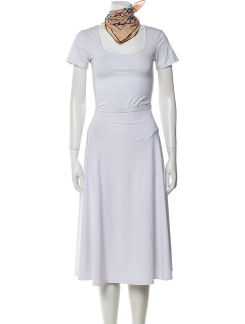 Burberry's Silk TB Monogram Scarf