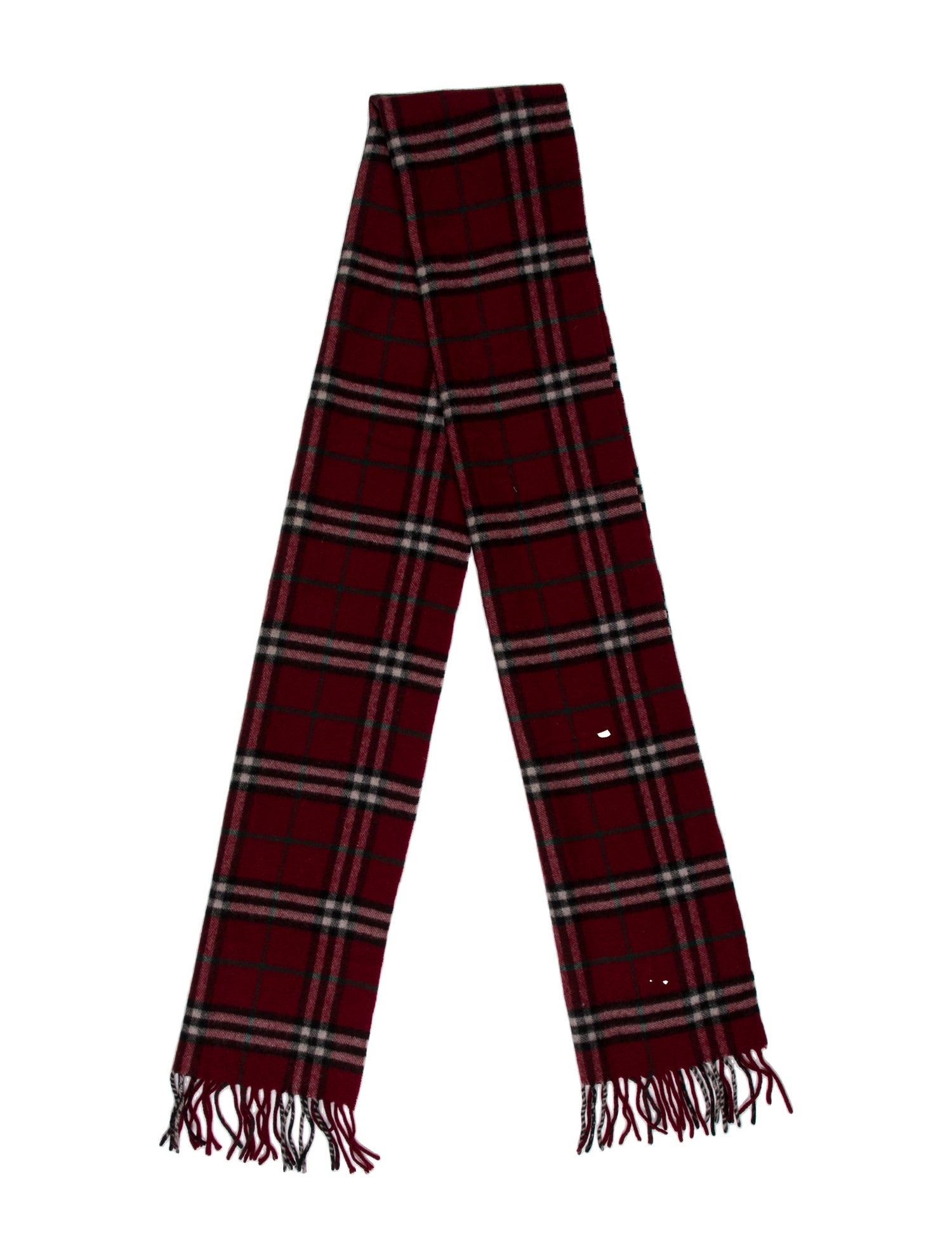 Burberry's Lambswool Striped Scarf