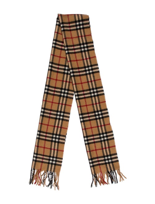 Burberry's Lambswool House Check Pattern Scarf