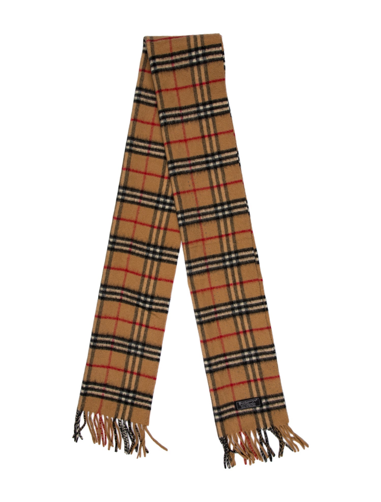 Burberry's Lambswool House Check Pattern Scarf