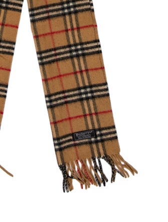 Burberry's Lambswool House Check Pattern Scarf