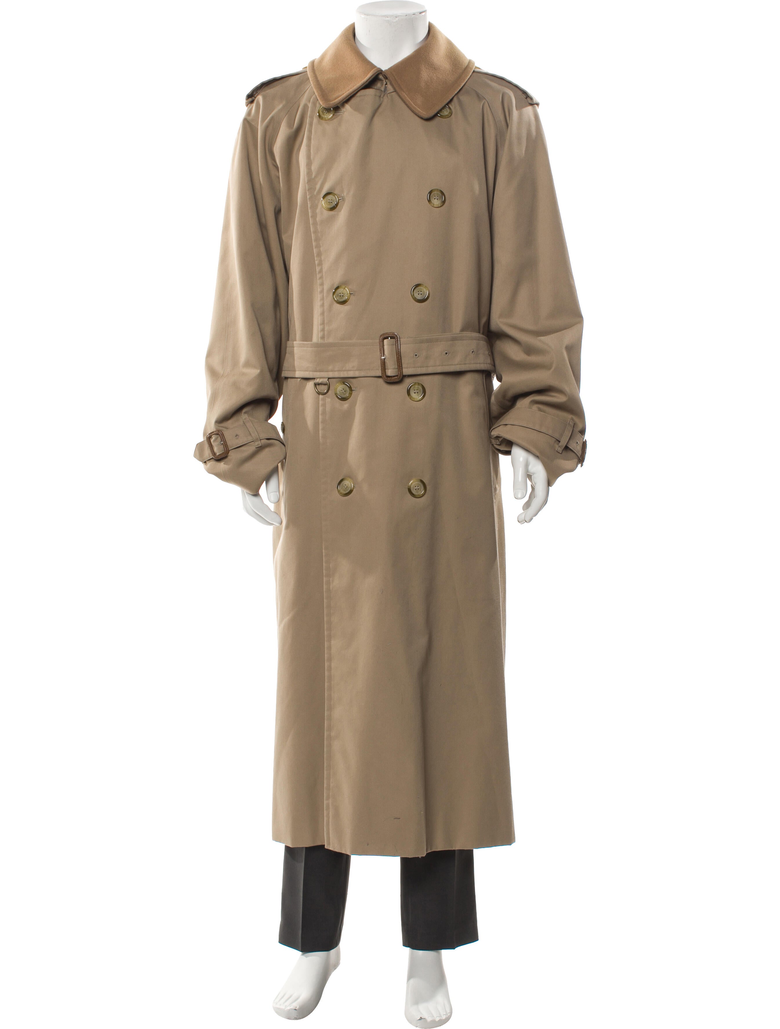 Burberry's Nova Check Pattern Trench Coat