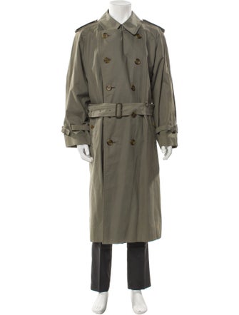 Burberry's House Check Pattern Trench Coat