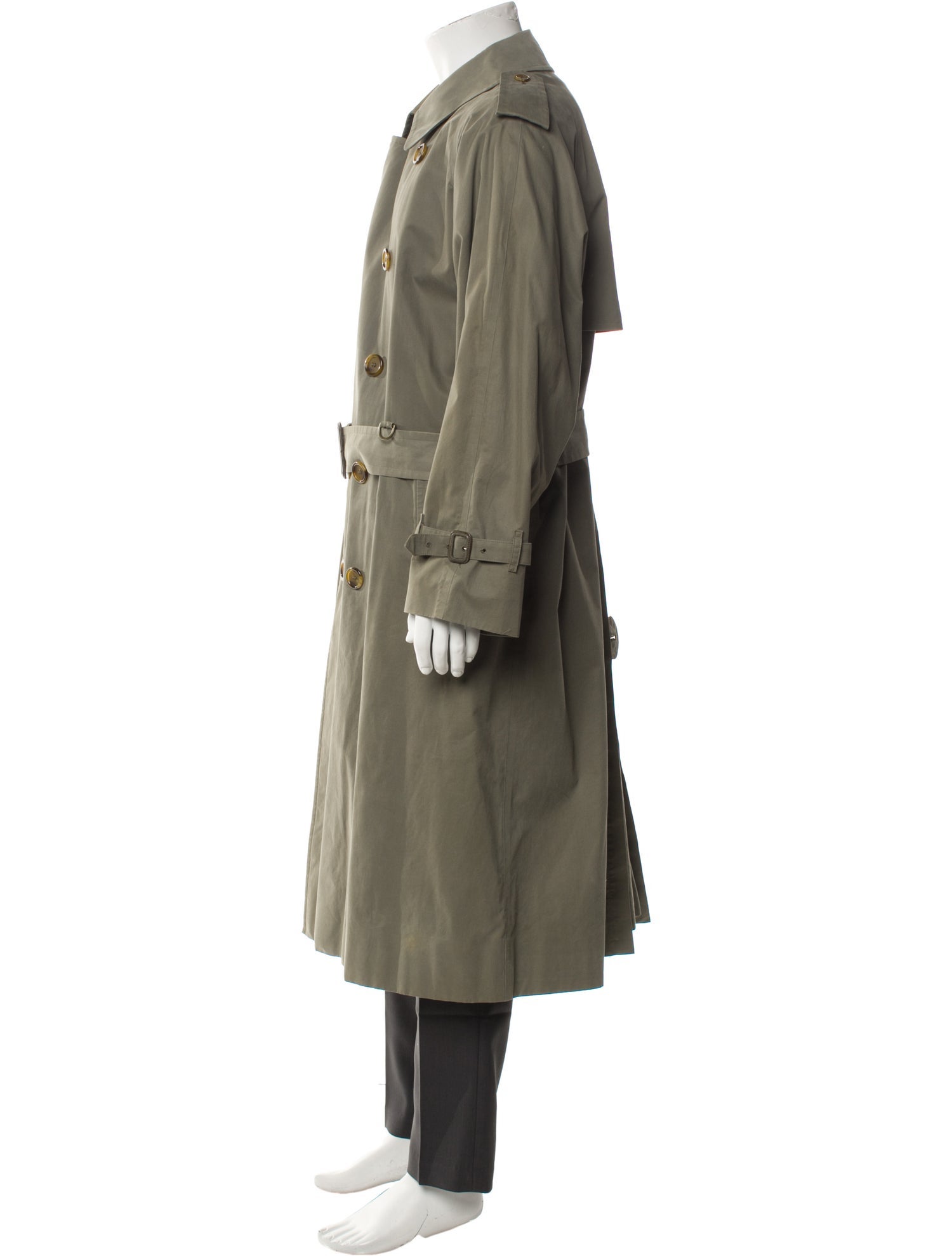 Burberry's House Check Pattern Trench Coat