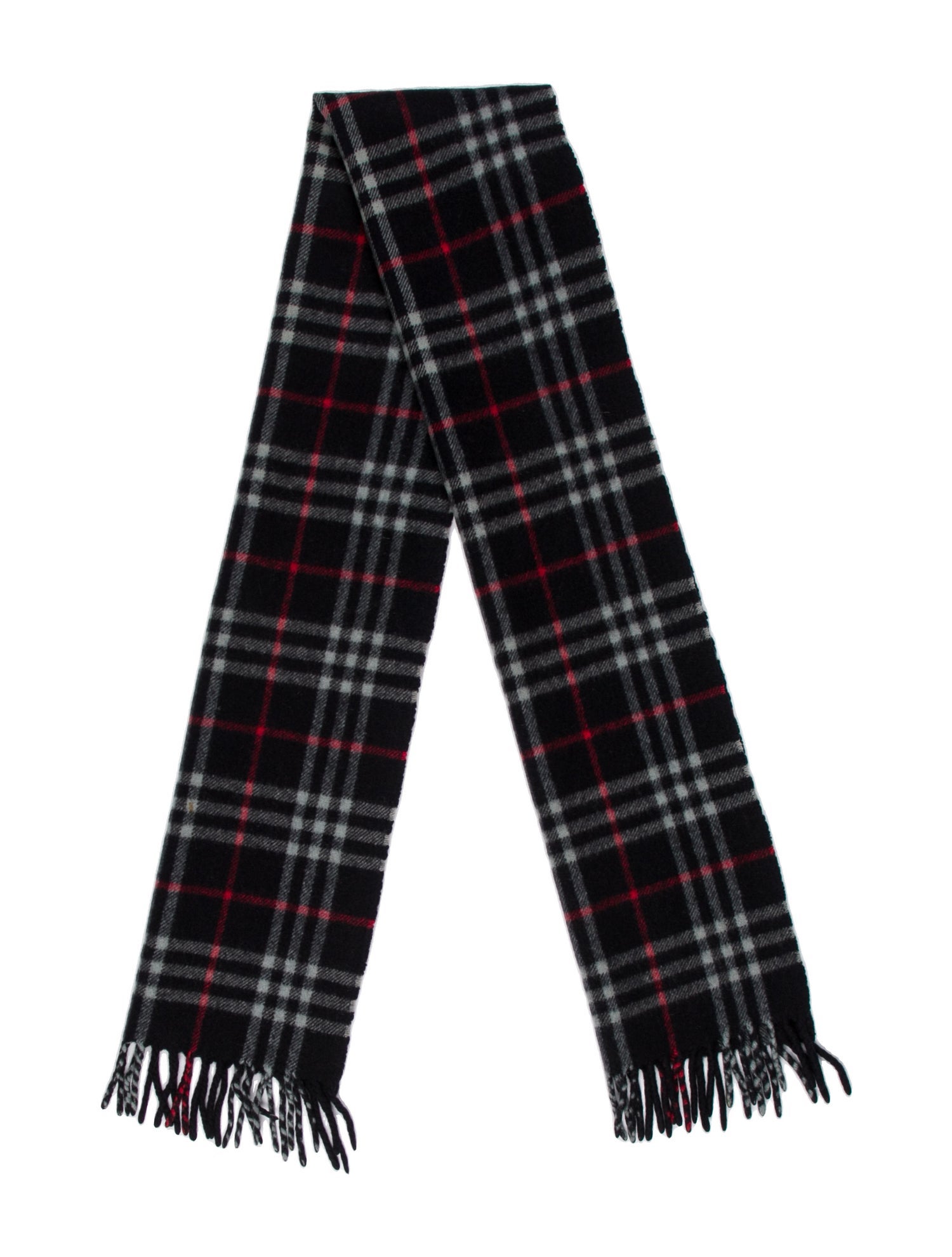 Burberry's Cashmere Plaid Print Scarf