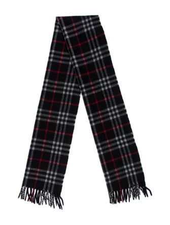 Burberry's Cashmere Plaid Print Scarf