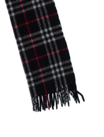 Burberry's Cashmere Plaid Print Scarf