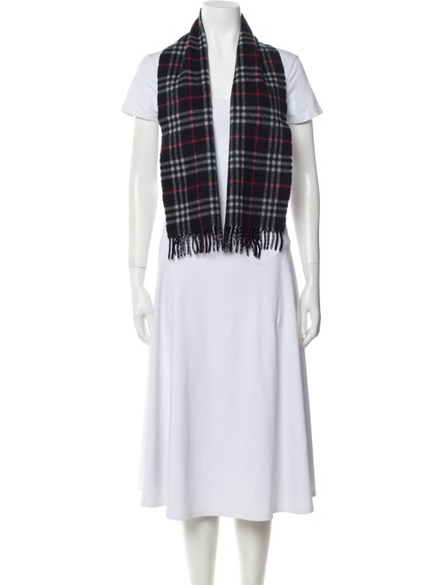 Burberry's Cashmere Plaid Print Scarf