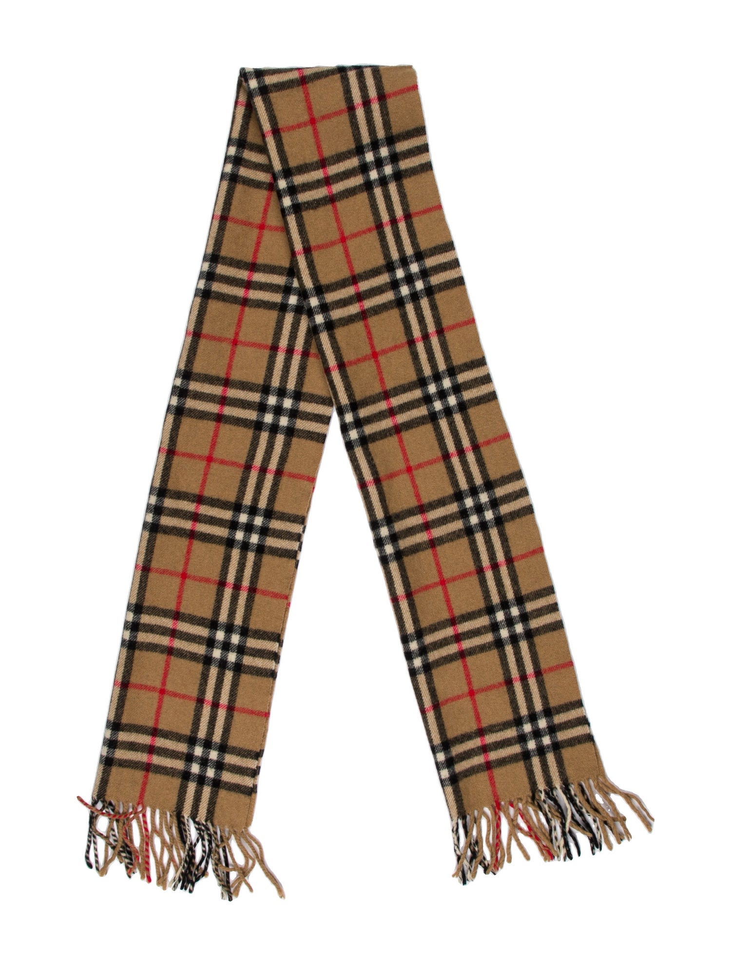 Burberry's Lambswool House Check Pattern Scarf