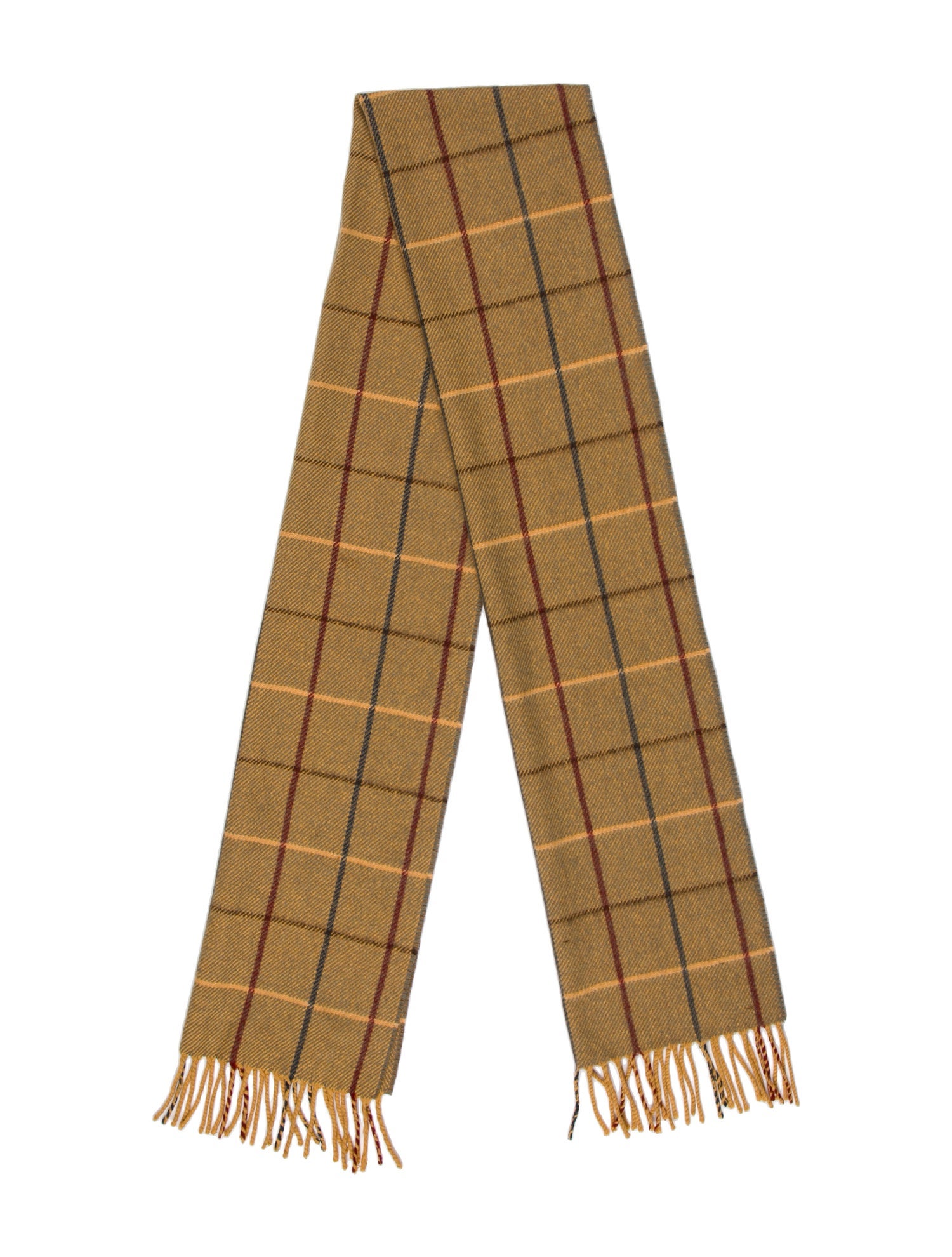 Burberry's Cashmere Plaid Print Scarf
