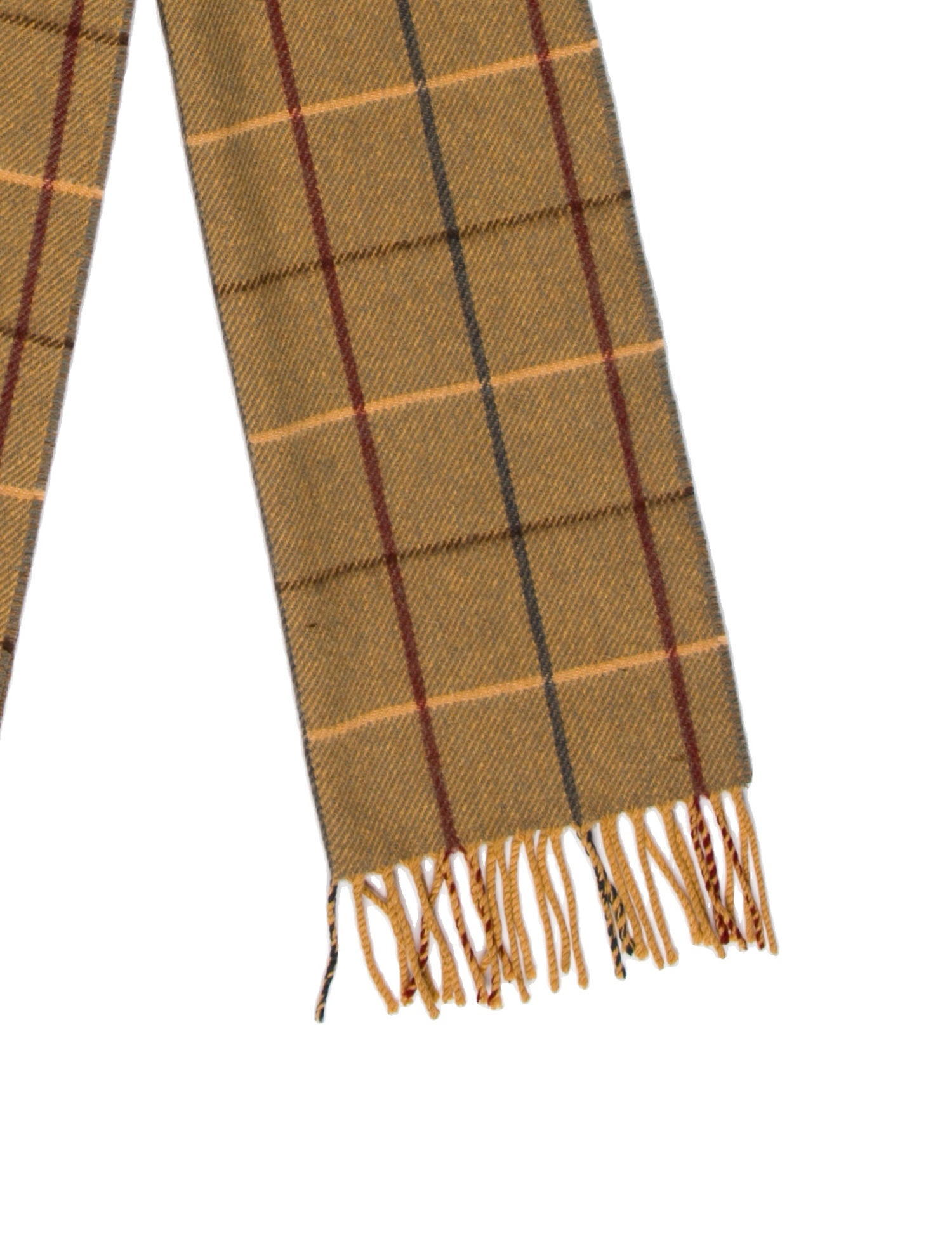 Burberry's Cashmere Plaid Print Scarf
