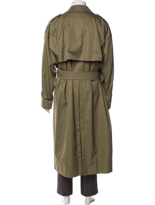 Burberry's Nova Check Pattern Wool Trench Coat