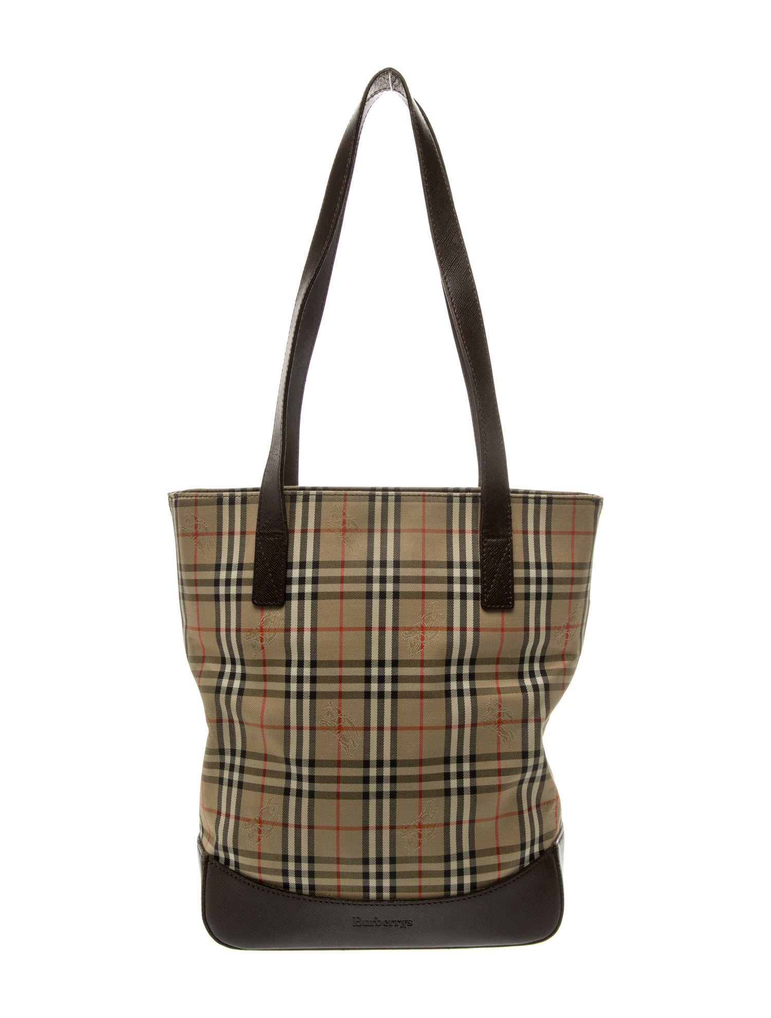Burberry's Haymarket Check Top Handle Bag