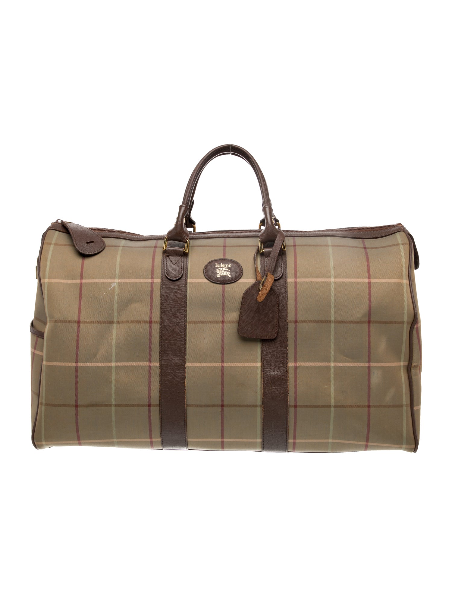 Burberry's House Check Weekender Bag Vintage