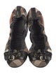 Burberry's Canvas Plaid Print Ballet Flats