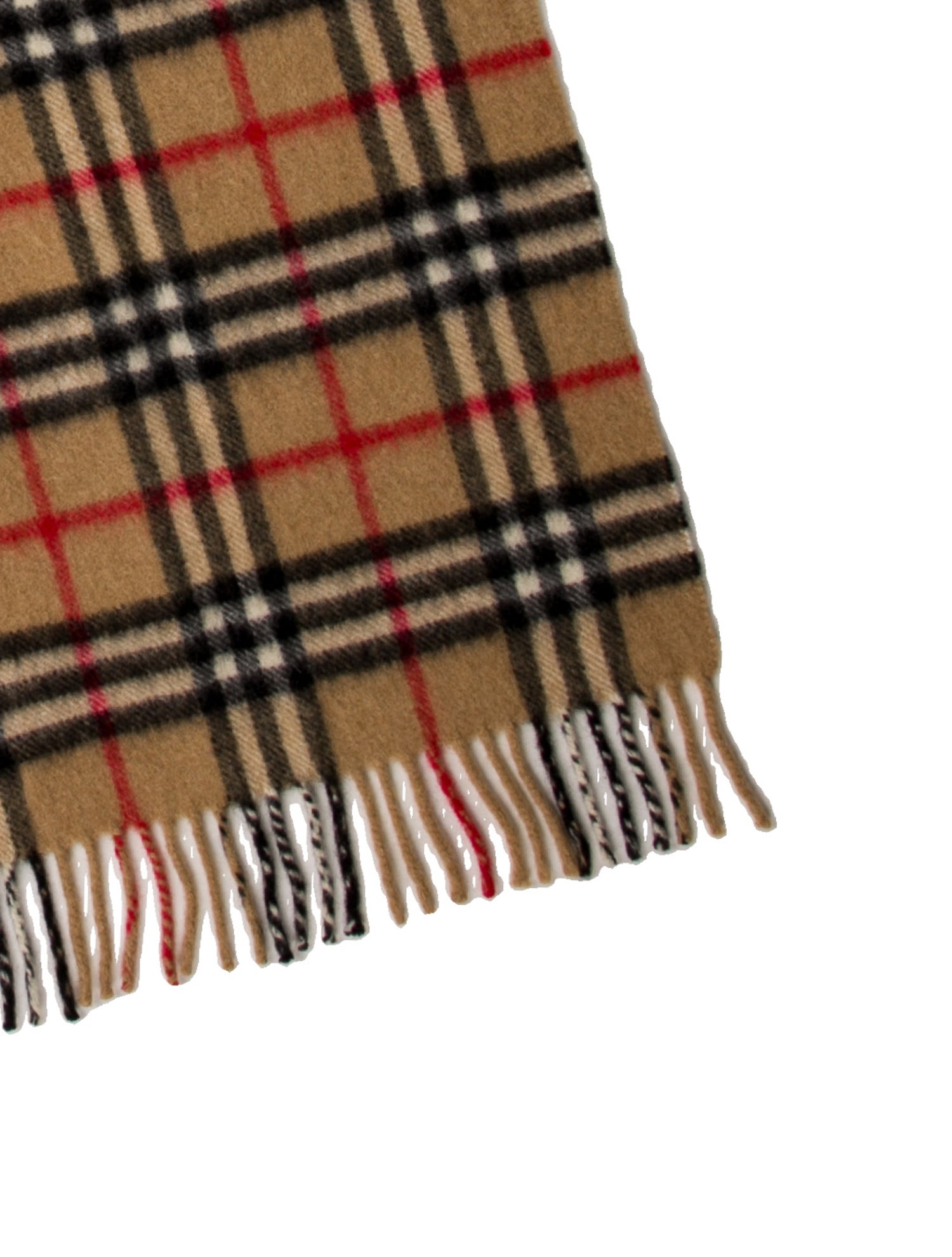 Burberry's Cashmere Nova Check Pattern Scarf