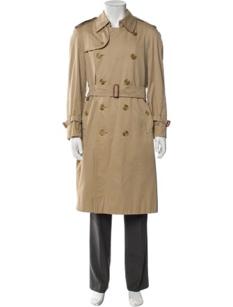 Burberry's House Check Pattern Trench Coat