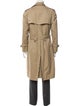 Burberry's House Check Pattern Trench Coat