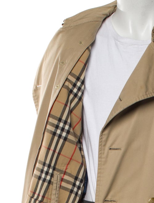 Burberry's House Check Pattern Trench Coat