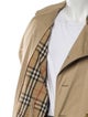 Burberry's House Check Pattern Trench Coat