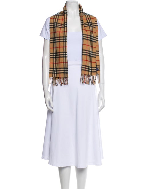 Burberry's Wool House Check Pattern Scarf