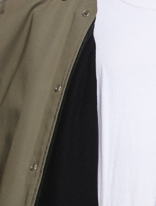 Burberry's Nova Check Pattern Wool Trench Coat