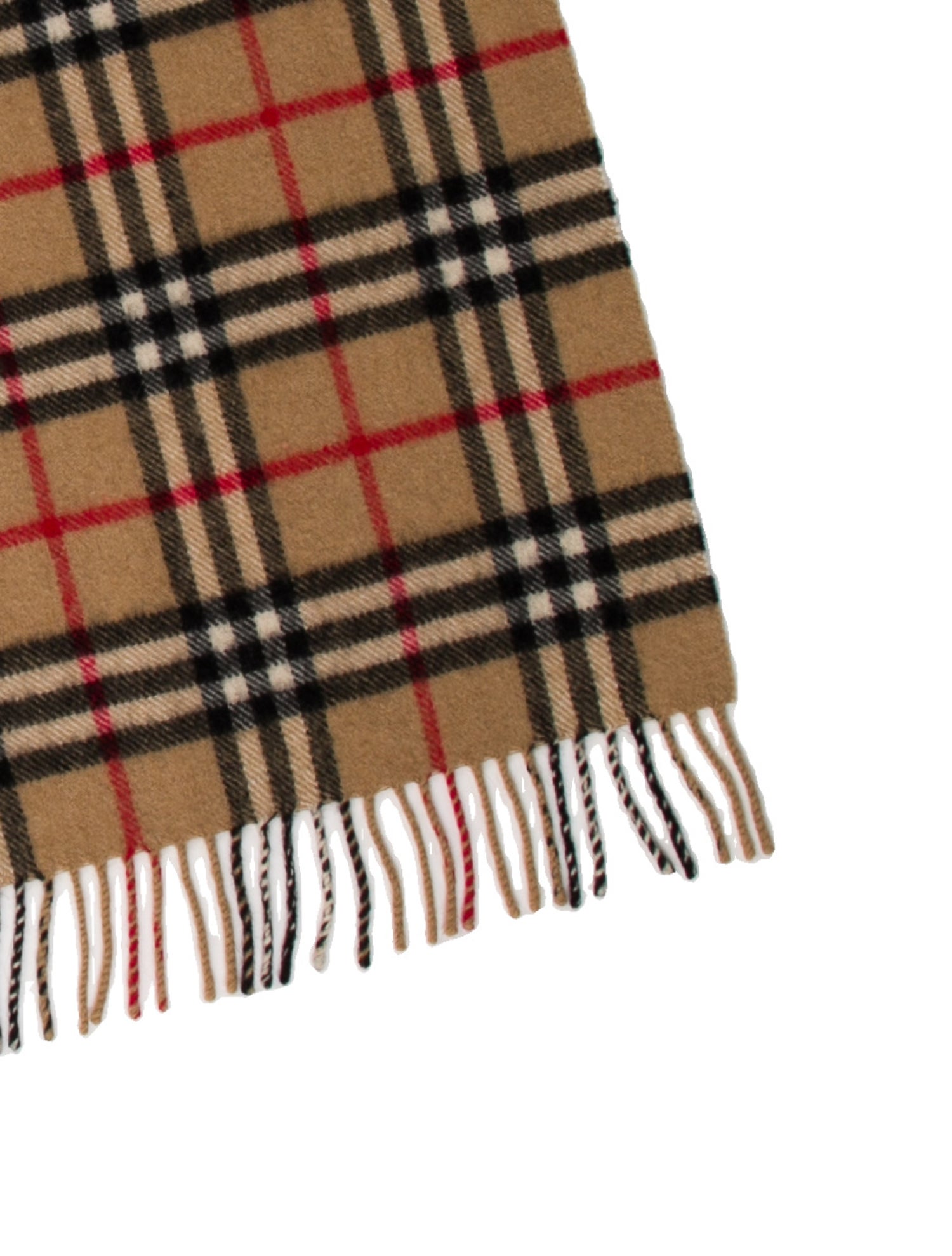 Burberry's Cashmere House Check Pattern Scarf