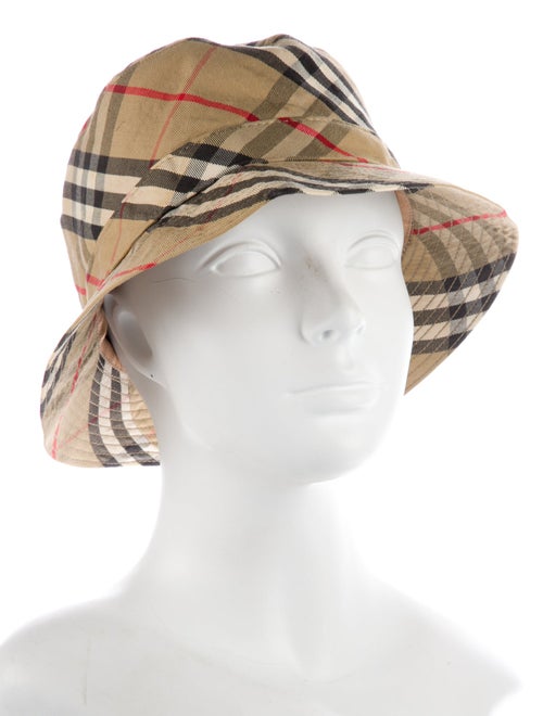 Burberry's House Check Cotton Bucket Hat