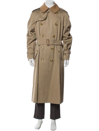 Burberry's Nova Check Pattern Trench Coat