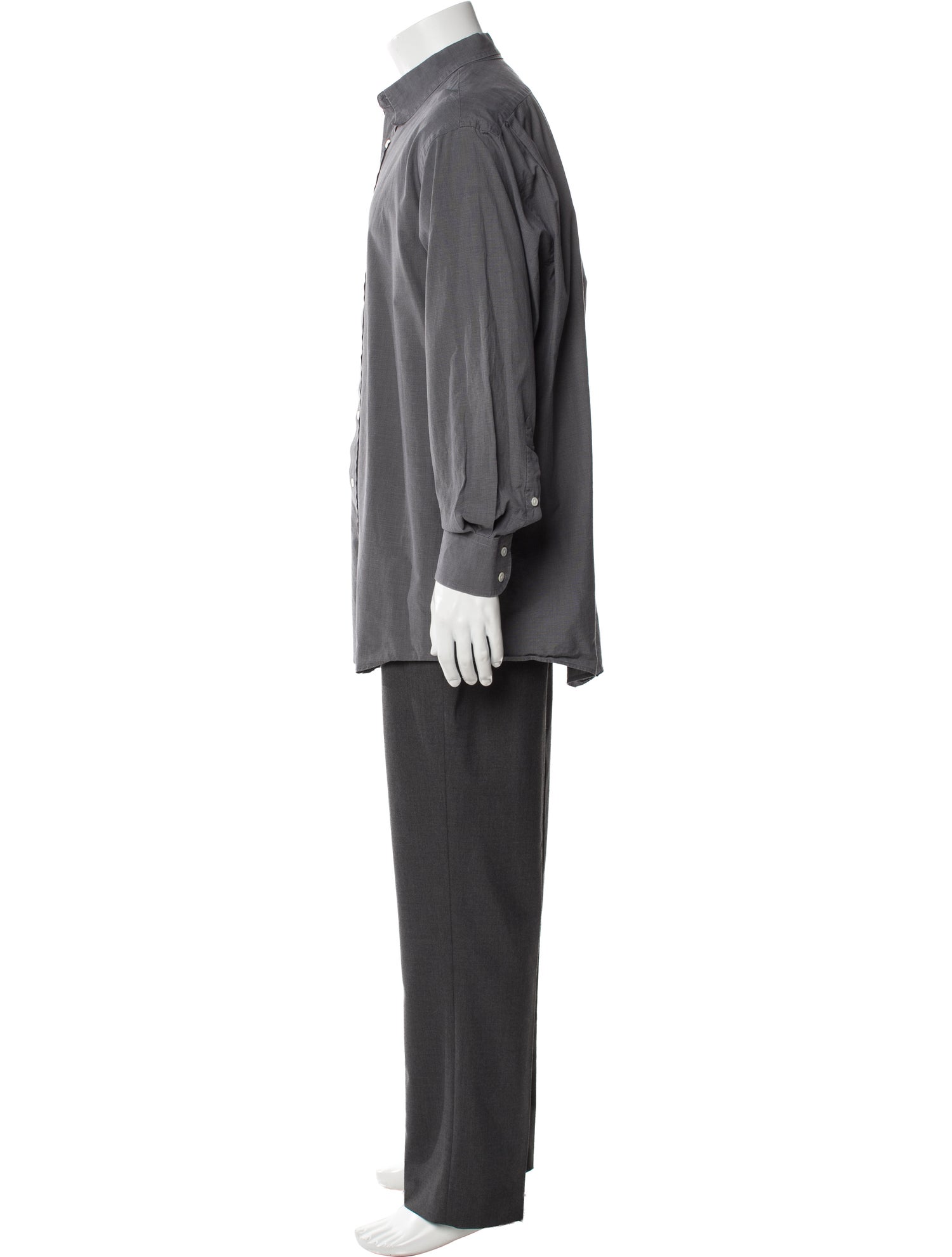 Burberry's House Check Pattern Long Sleeve Shirt