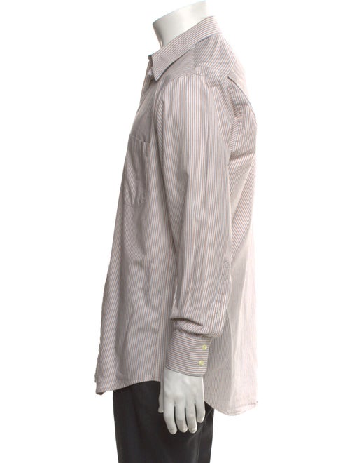 Burberry's Striped Long Sleeve Dress Shirt
