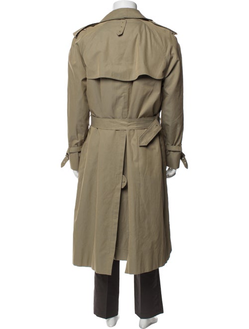 Burberry's Nova Check Pattern Wool Trench Coat