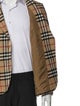 Burberry's Plaid Print Peacoat