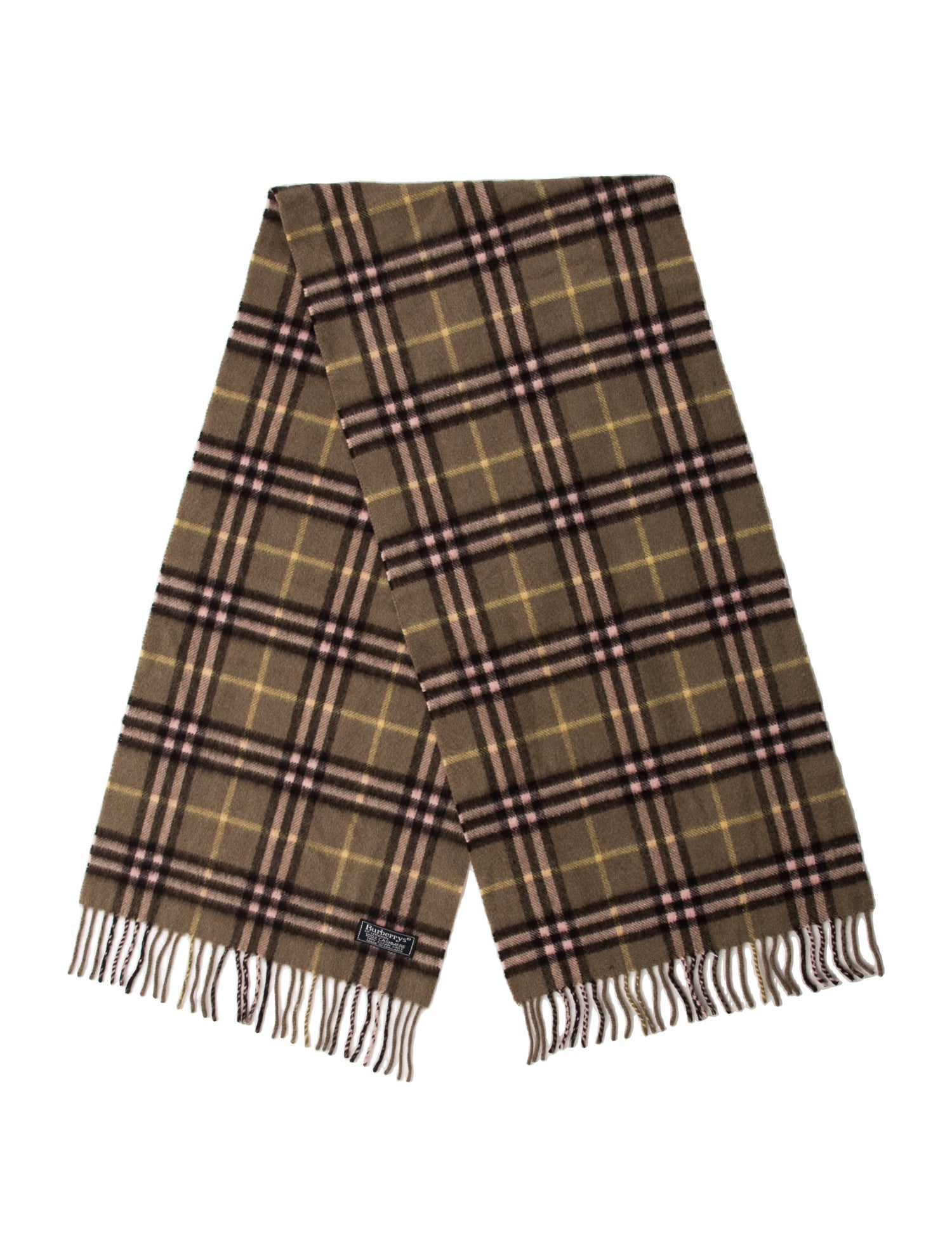 Burberry's Cashmere Striped Scarf
