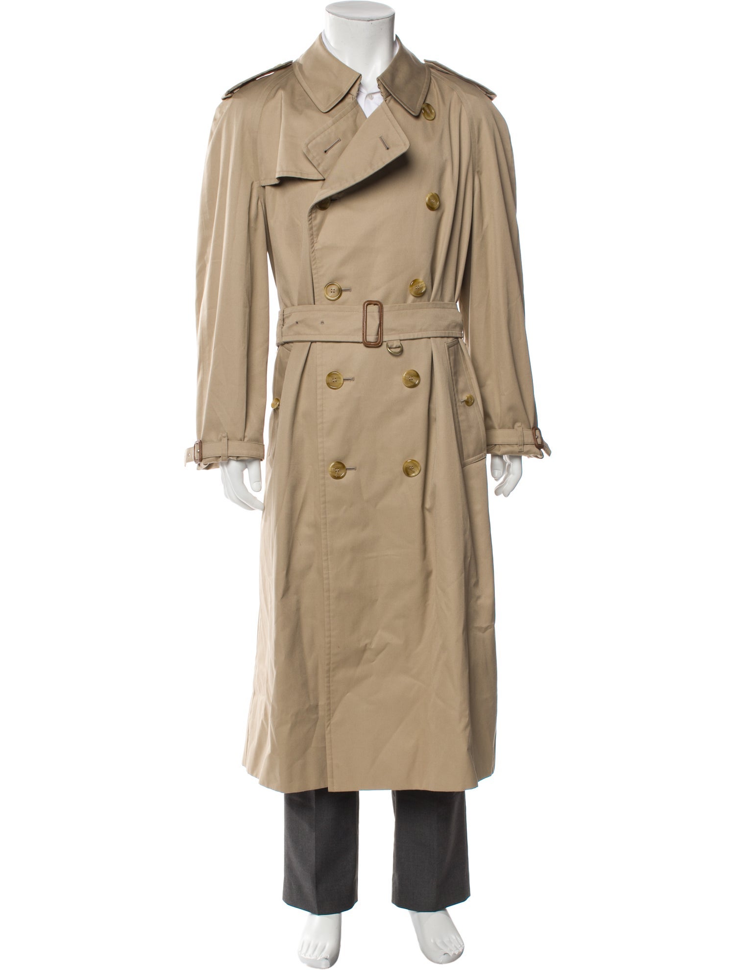 Burberry's Nova Check Pattern Trench Coat