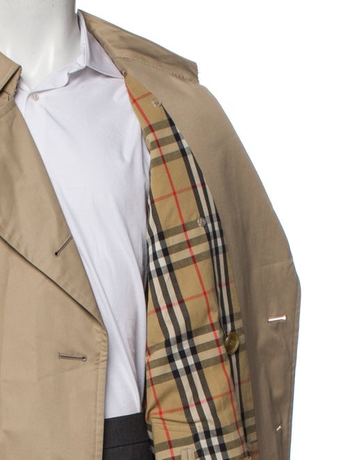 Burberry's Nova Check Pattern Trench Coat