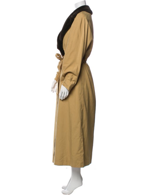 Burberry's Wool Faux Fur Coat