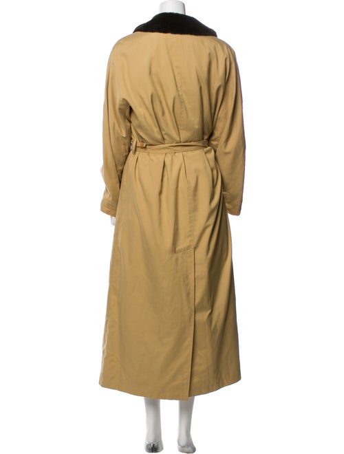 Burberry's Wool Faux Fur Coat