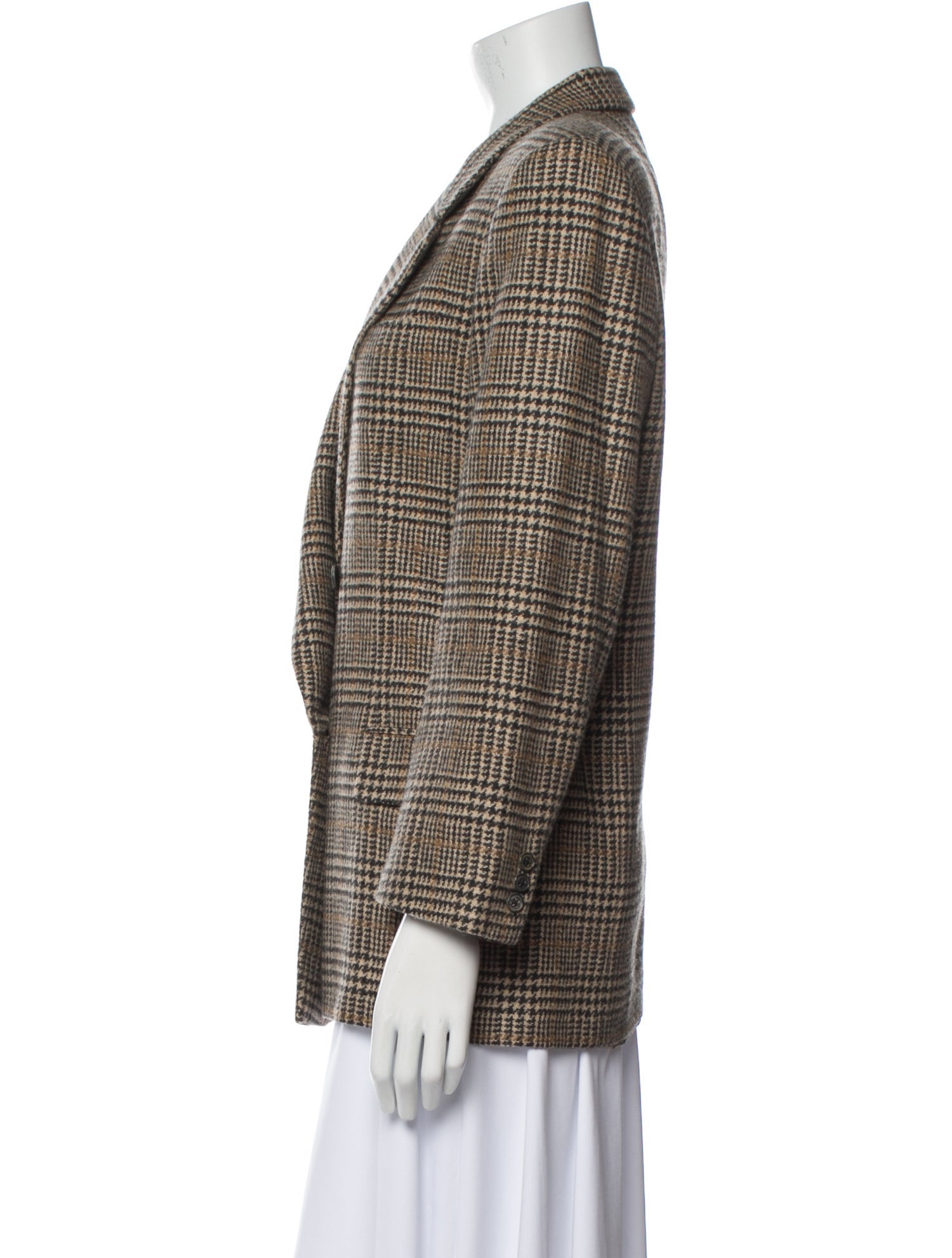 Burberry's Vintage Camel Leather Blazer