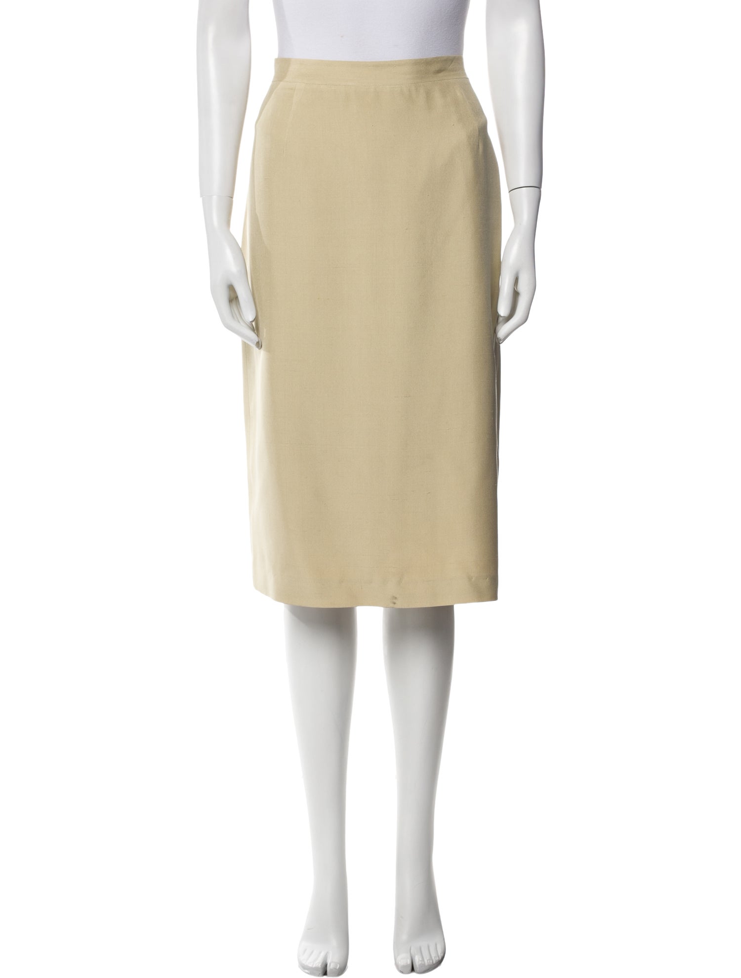 Burberry's Silk Knee-Length Skirt