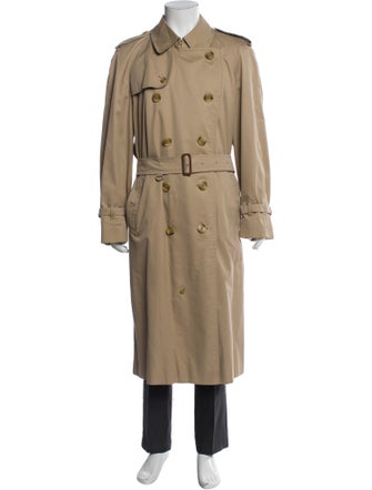 Burberry's House Check Pattern Trench Coat